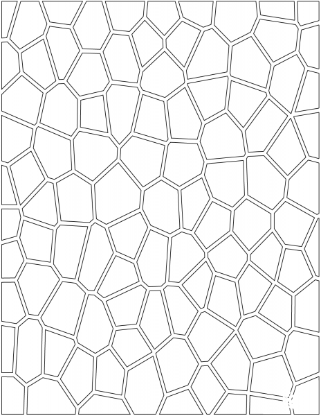 Mosaic Pattern coloring page image
