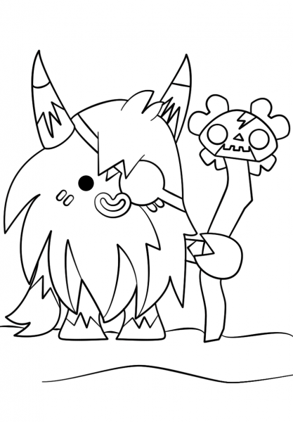 Moshi Monsters Big Bad Bill coloring page image
