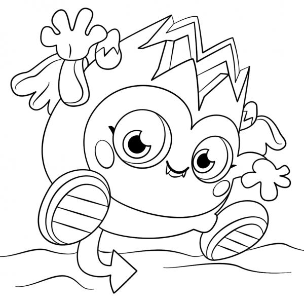 Moshi Monsters Diavlo coloring page image