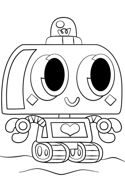Moshi Monsters Nipper coloring page image