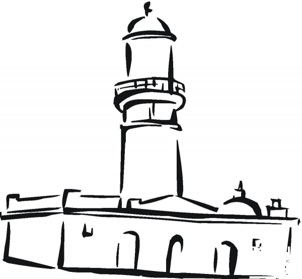 Mosque In The Town   coloring page image