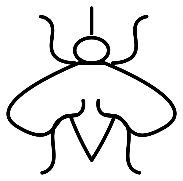 Mosquito Emoji coloring page image