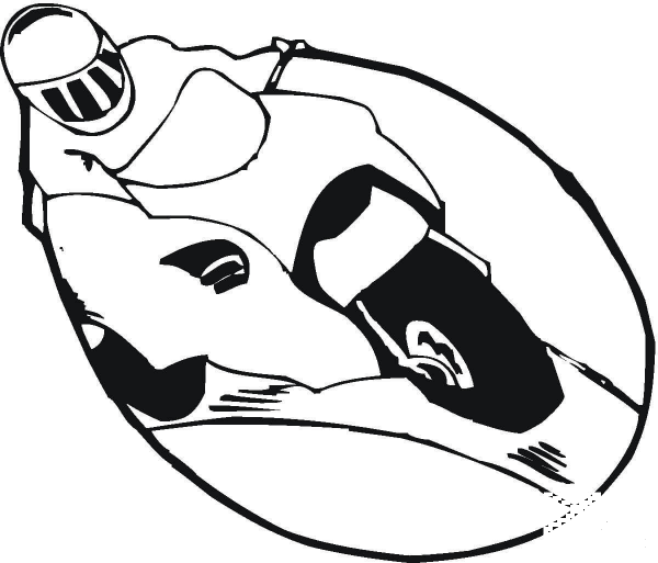 Motor Racing  coloring page image