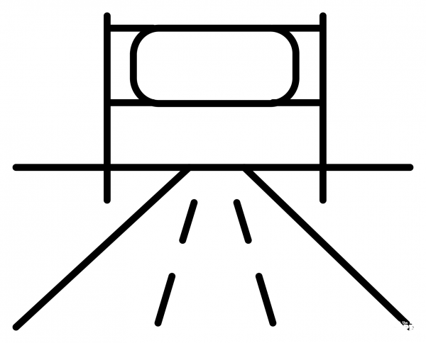 Motorway Emoji coloring page image