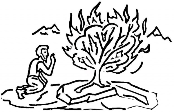 Mount Horeb  coloring page image