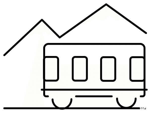 Mountain Railway Emoji coloring page image