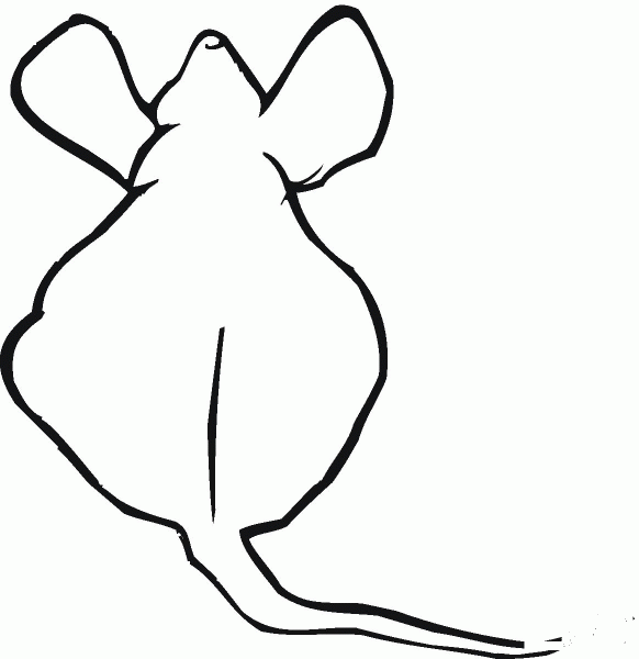 Mouse 14 coloring page image
