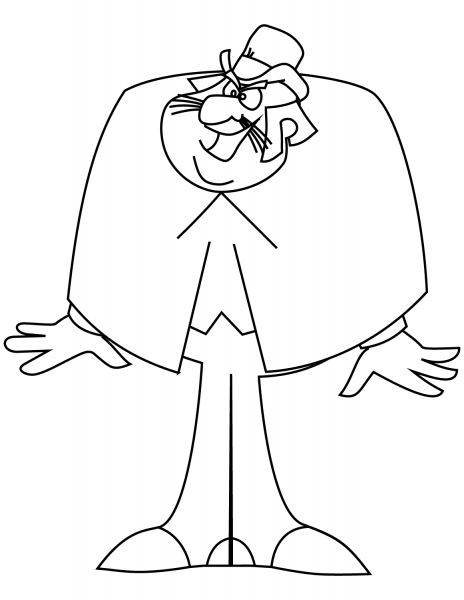 Mr  Fix coloring page image