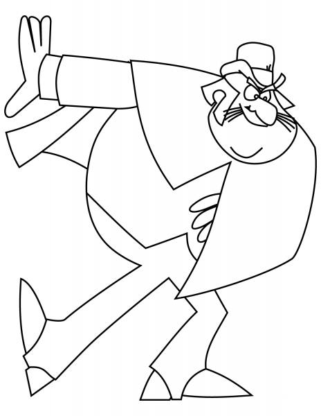 Mr  Fix coloring page image