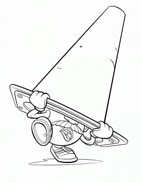 Mr Potato Head  coloring page image