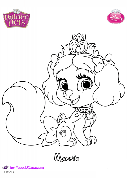 Muffin Princesss coloring page image