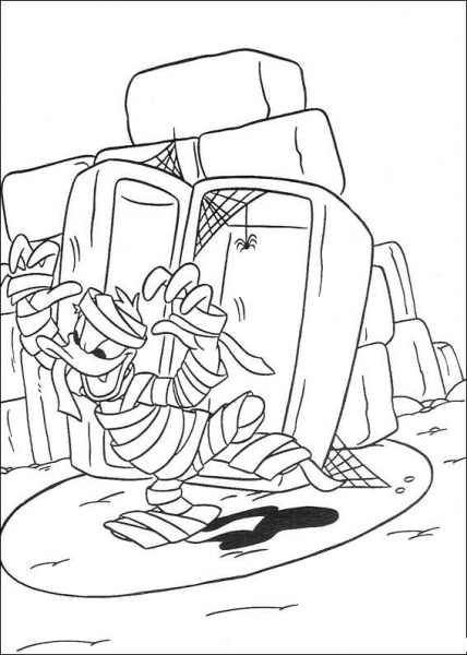 Mummy  coloring page image