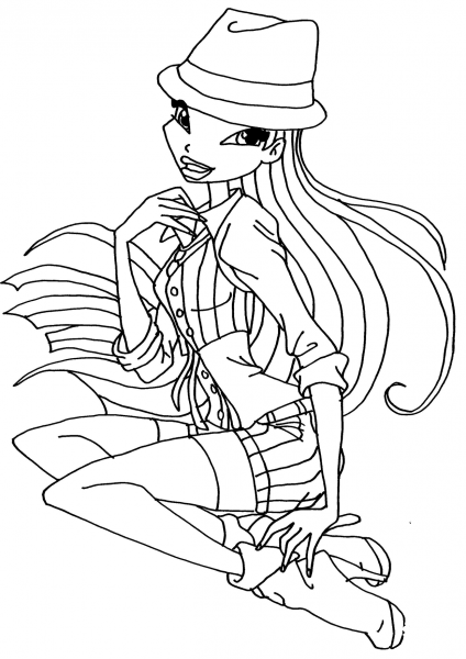 Musa Season 5 coloring page image