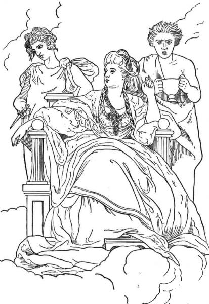 Muses  coloring page image