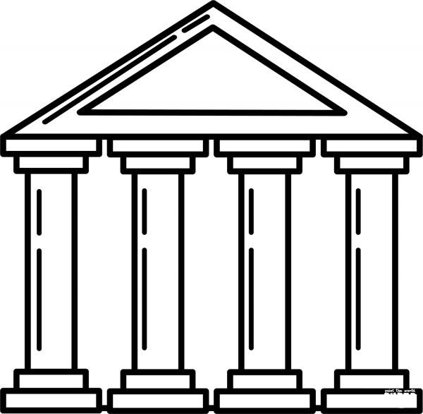 Museum coloring page image