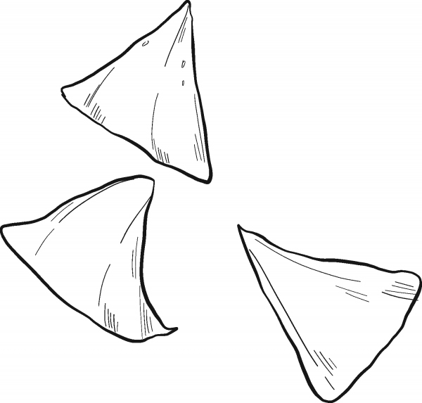 Nachos coloring page image