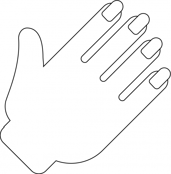 Nail Polish Emoji coloring page image