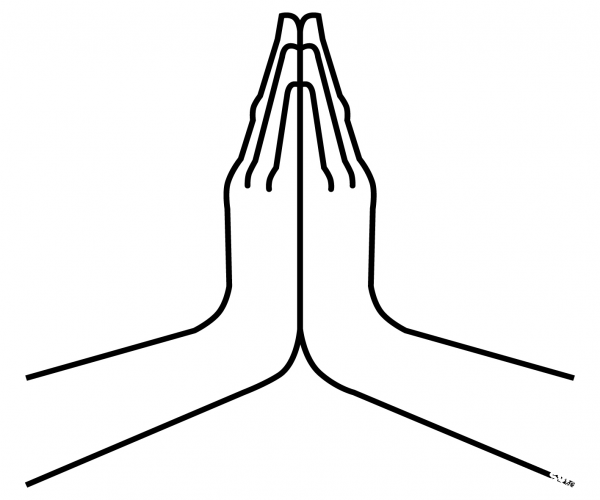 Namaste coloring page - ColouringPages