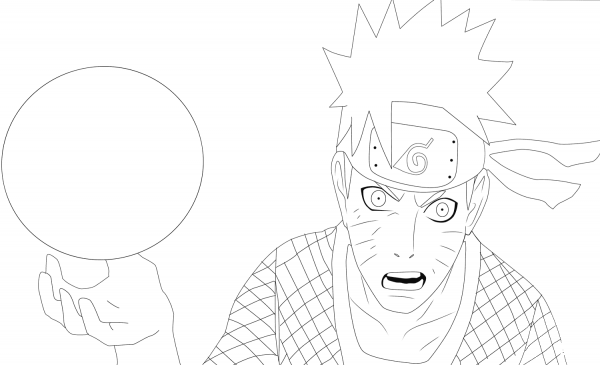 Naruto 697 coloring page image