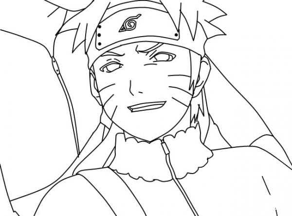 Naruto coloring page image