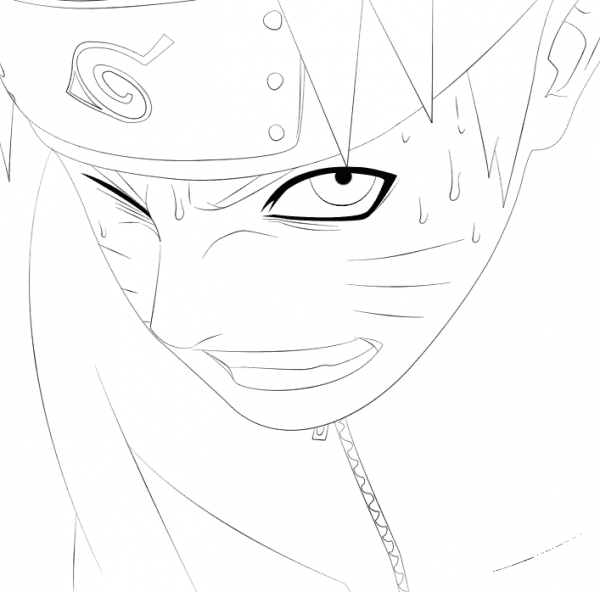 Naruto coloring page image