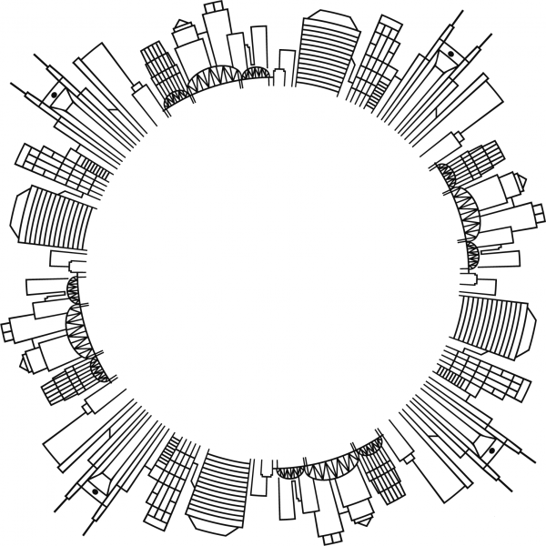 Nashville Frame coloring page image