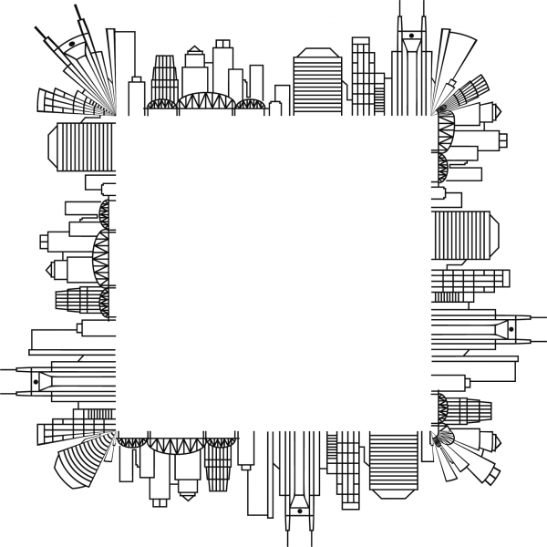 Nashville Frame coloring page image