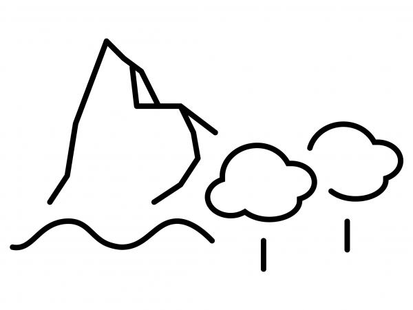 National Park Emoji coloring page image
