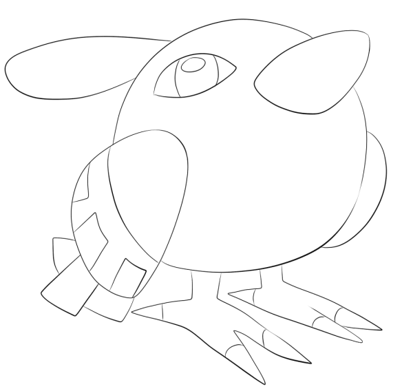 Natu coloring page image