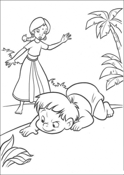 Naughty Boy  coloring page image