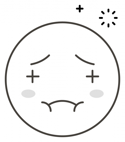 Nauseated Face coloring page image