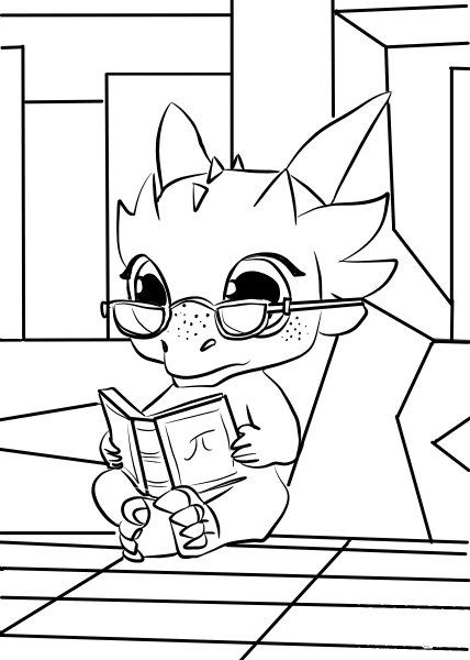 Nazboo from Shimmer and Shine coloring page image