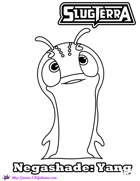Negashade Yang coloring page image