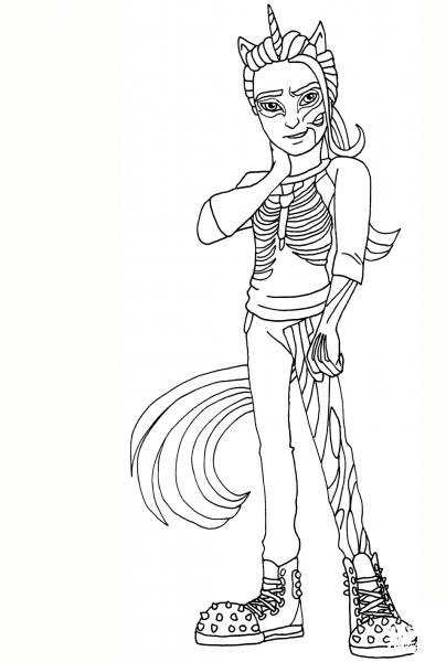 Neighthan Rot coloring page image