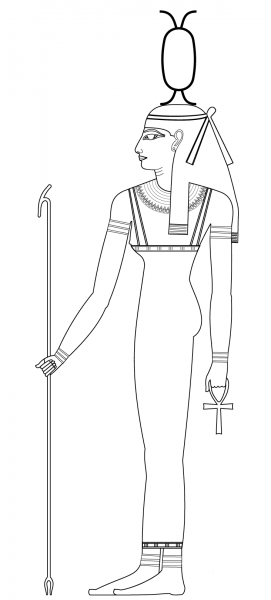 Neith coloring page image