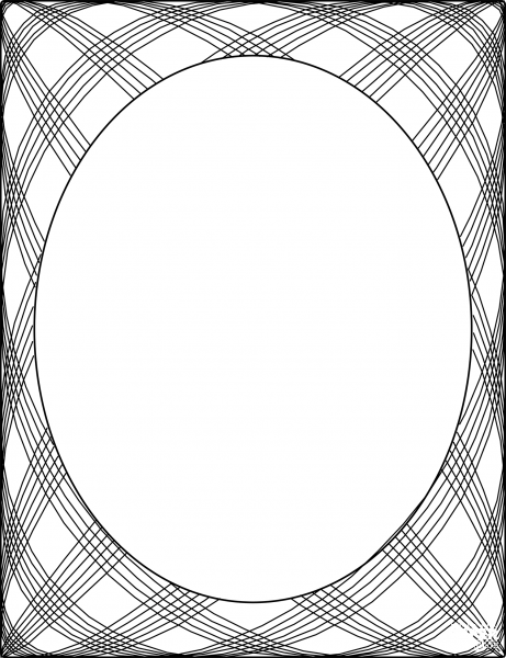Net Border coloring page image