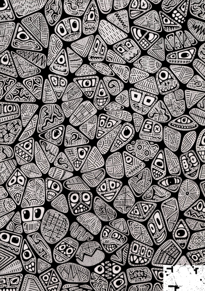 Neural Network coloring page image