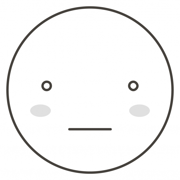 Neutral Face coloring page image