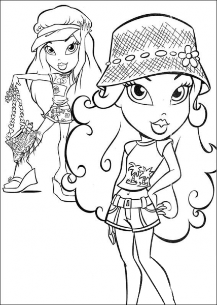 New Hat Fashion coloring page image