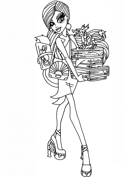 New Scaremester Jinafire coloring page image