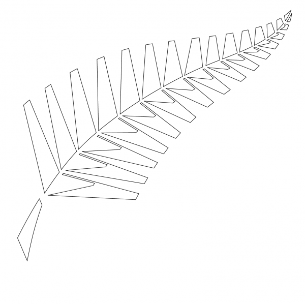 New Zealand national cricket team logo coloring page image