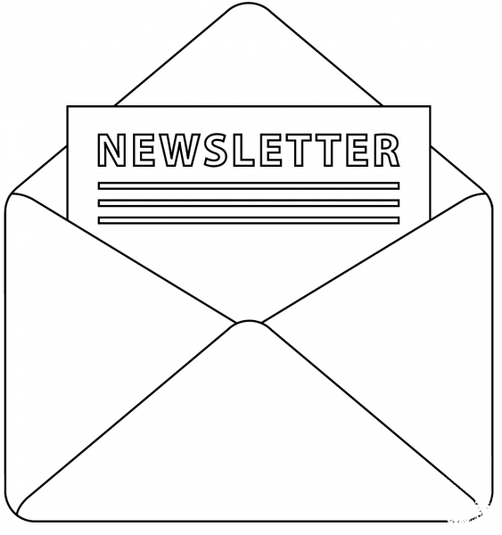 Newsletter coloring page image