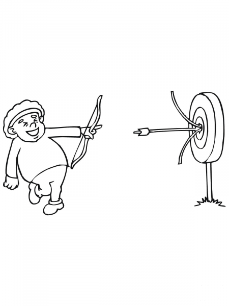 Nice Shot coloring page image