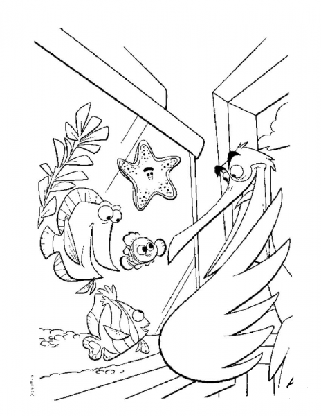 Nigel And Nemo  coloring page image