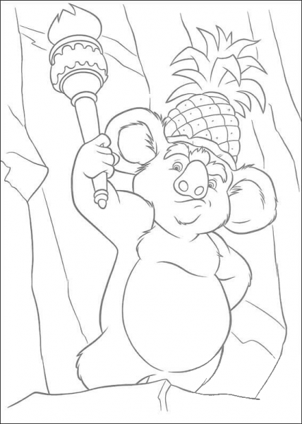 Nigel The King  coloring page image