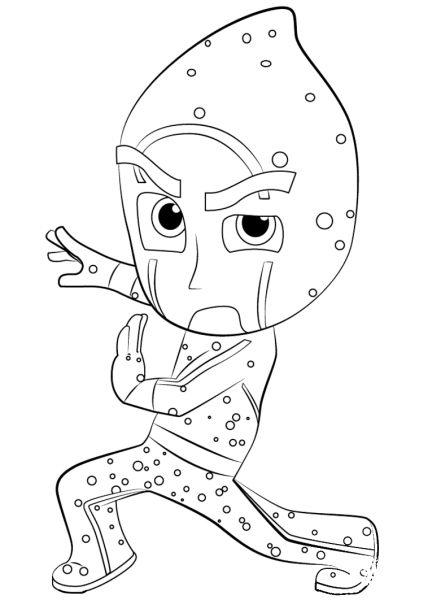 Night Ninja from PJ Masks coloring page image