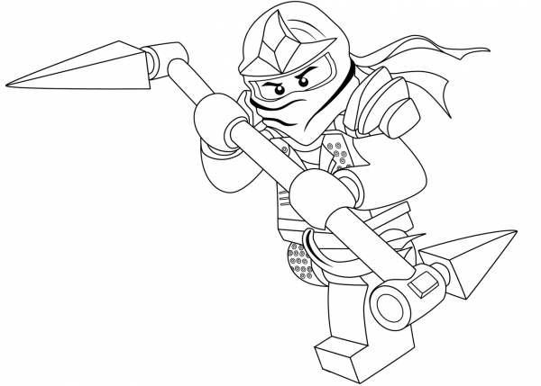 Ninjago Lloyd coloring page image