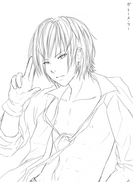 Noah Anime Boy by Reixjune coloring page image