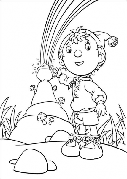 Noddy  coloring page image