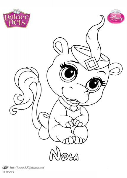 Nola Princess coloring page image